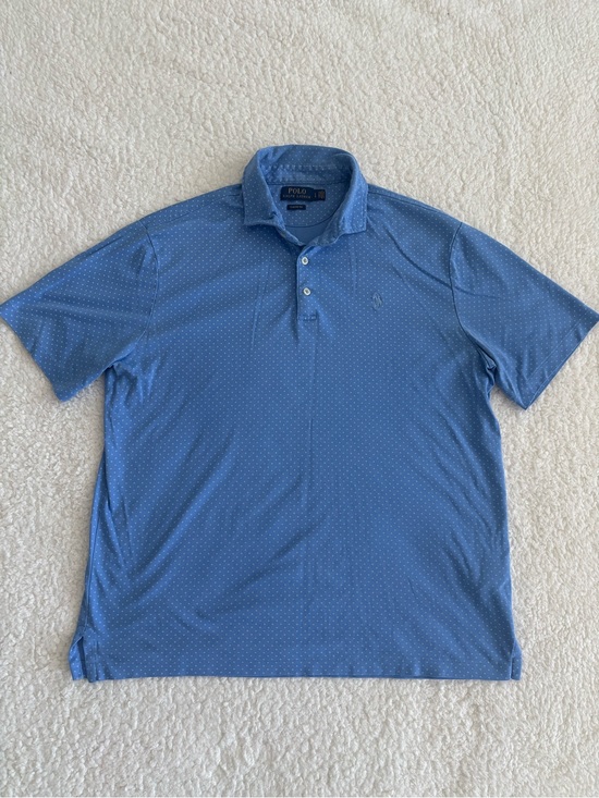Polo Ralph Lauren Other - Polo Ralph Lauren Blue Polka Dot Classic Fit Polo Shirt 100% Cotton Men’s